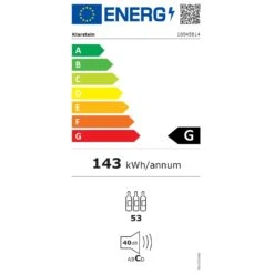 [Gebraucht] Barossa 40 Duo Einbau-Weinkühlschrank -KLarstein Verkaufsgeschäft 10045814 energy label 2