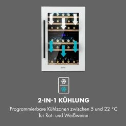 [Gebraucht] Vinsider 41D Built-In Duo Einbau-Weinkühlschrank 2 Zonen -KLarstein Verkaufsgeschäft 10045820 de 0003 usp 1