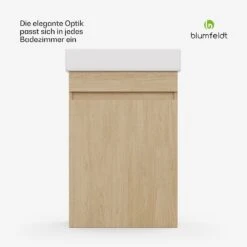Johnstone Waschtisch Badezimmerschrank Badschrank 40 Cm -KLarstein Verkaufsgeschäft 10045841 de 0004 usp