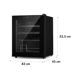 Shiraz 16 Uno Weinkühlschrank -KLarstein Verkaufsgeschäft 10045878 yy 0011 dimensions