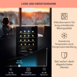 Shiraz 20 Uno Weinkühlschrank 13 Shiraz 20 Uno Weinkühlschrank -KLarstein Verkaufsgeschäft 10045880 de 0004 usp