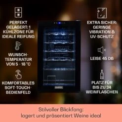 Shiraz 24 Uno Weinkühlschrank -KLarstein Verkaufsgeschäft 10045881 de 0002 usp