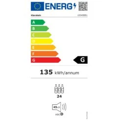 Shiraz 24 Uno Weinkühlschrank -KLarstein Verkaufsgeschäft 10045881 energy label