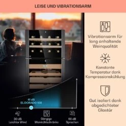 El Dorado 108 Humidor & Weinkühlschrank -KLarstein Verkaufsgeschäft 10045893 de 0003 usp