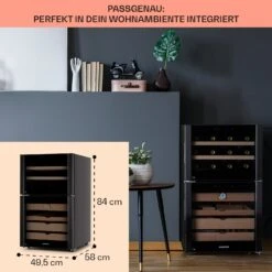 El Dorado 108 Humidor & Weinkühlschrank -KLarstein Verkaufsgeschäft 10045893 de 0006 usp