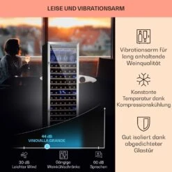 Vinovilla Grande 165 Built-in Uno Einbau-Weinkühlschrank -KLarstein Verkaufsgeschäft 10045899 de 0004 usp