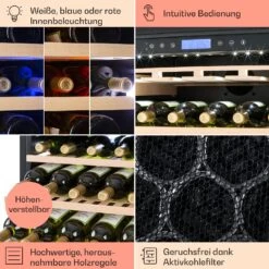 Vinovilla Grande 165 Built-in Uno Einbau-Weinkühlschrank -KLarstein Verkaufsgeschäft 10045899 de 0005 usp