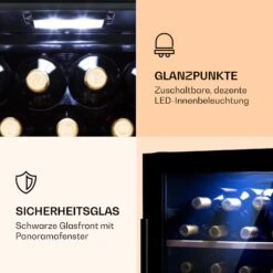 Barossa 34 Duo Weinkühlschrank 2 Zonen 12 Barossa 34 Duo Weinkühlschrank 2 Zonen -KLarstein Verkaufsgeschäft 10045905 de 0003 logo