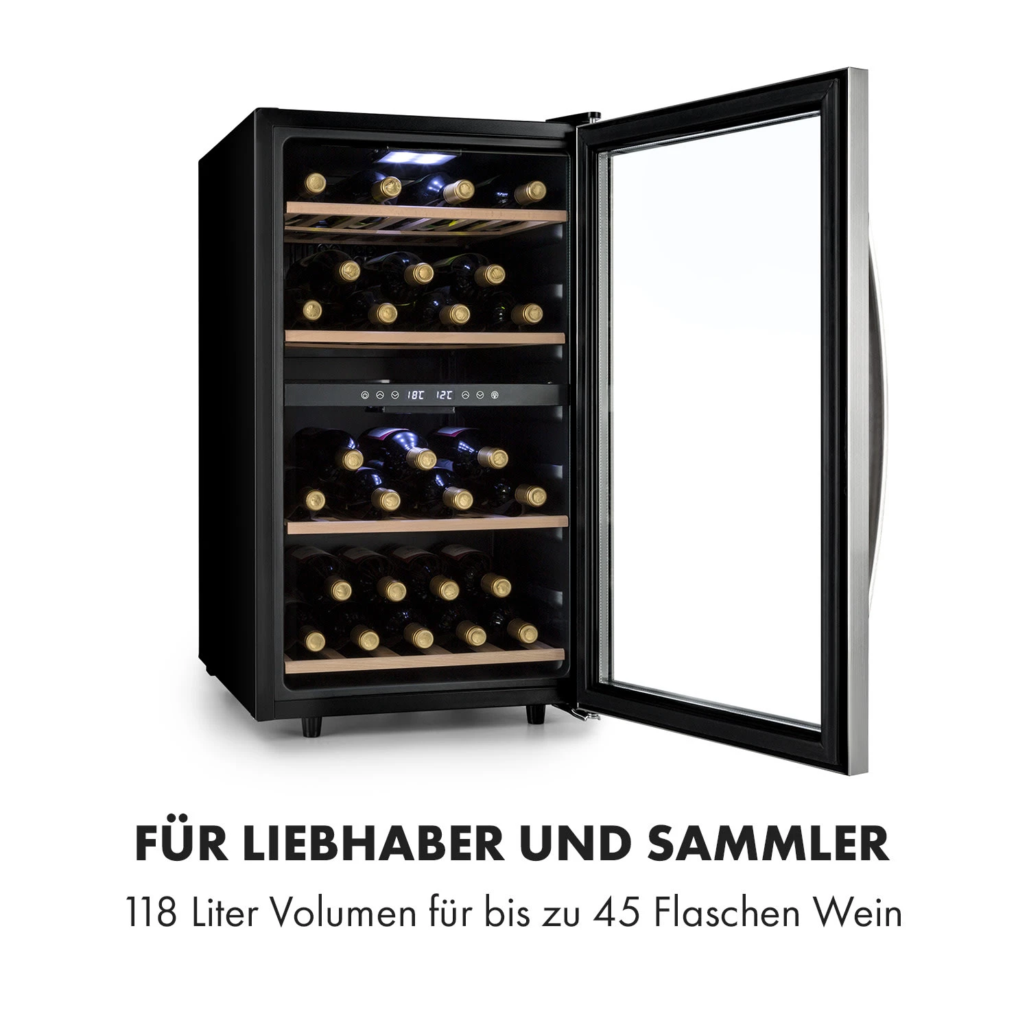Vinamour 45 Duo Weinkühlschrank 2 Zonen 5 Vinamour 45 Duo Weinkühlschrank 2 Zonen – Bild 3