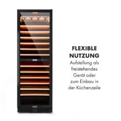Vinovilla Grande 162 Built-in Duo Onyx Edition Weinkühlschrank 2 Zonen -KLarstein Verkaufsgeschäft 10045909 de 0003 logo