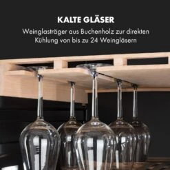 Vinovilla Grande 162 Built-in Duo Onyx Edition Weinkühlschrank 2 Zonen -KLarstein Verkaufsgeschäft 10045909 de 0005 logo