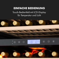 Vinovilla Grande 162 Built-in Duo Onyx Edition Weinkühlschrank 2 Zonen -KLarstein Verkaufsgeschäft 10045909 de 0006 logo