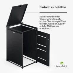 BinSafe Mülltonnenbox 1 Tonne -KLarstein Verkaufsgeschäft 10045942 de 0005 usp
