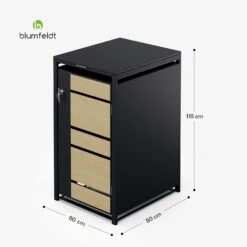 BinSafe Mülltonnenbox 1 Tonne -KLarstein Verkaufsgeschäft 10045942 yy 0011 dimensions