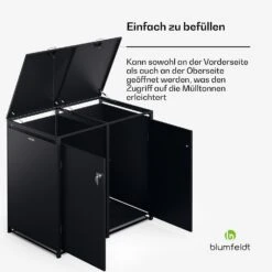BinSafe Mülltonnenbox 2 Tonnen 14 BinSafe Mülltonnenbox 2 Tonnen -KLarstein Verkaufsgeschäft 10045946 de 0005 usp