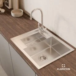 [Gebraucht] TitanSteel Küchenspüle | 61 X 50 Cm (LxB) -KLarstein Verkaufsgeschäft 10046021 de 0003 usp