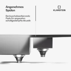 [Wiederverpackt] TitanSteel Küchenspüle Mit Abtropffläche | 100 X 45 Cm (LxB) -KLarstein Verkaufsgeschäft 10046023 de 0005 usp