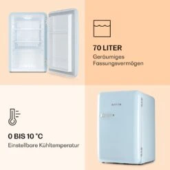 Audrey Retro-Kühlschrank -KLarstein Verkaufsgeschäft 10046057 de 0004 logo