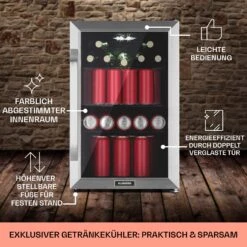 Beersafe 70 Birra Milano Edition Getränkekühlschrank Mit Glastür 15 Beersafe 70 Birra Milano Edition Getränkekühlschrank Mit Glastür -KLarstein Verkaufsgeschäft 10046061 de 0006 usp