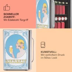 Beersafe 70 Bierzeit Edition Getränkekühlschrank Mit Glastür 70 Liter 13 Beersafe 70 Bierzeit Edition Getränkekühlschrank Mit Glastür 70 Liter -KLarstein Verkaufsgeschäft 10046062 de 0004 usp