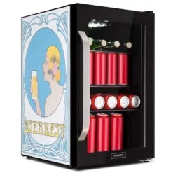 [Gebraucht] Beersafe 70 Bierzeit Edition Getränkekühlschrank Mit Glastür 70 Liter