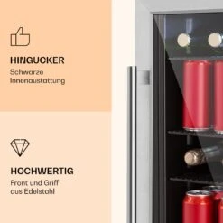 Beersafe 3XL Getränkekühlschrank Mit Glastür 98 Liter 11 Beersafe 3XL Getränkekühlschrank Mit Glastür 98 Liter -KLarstein Verkaufsgeschäft 10046069 de 0003 logo