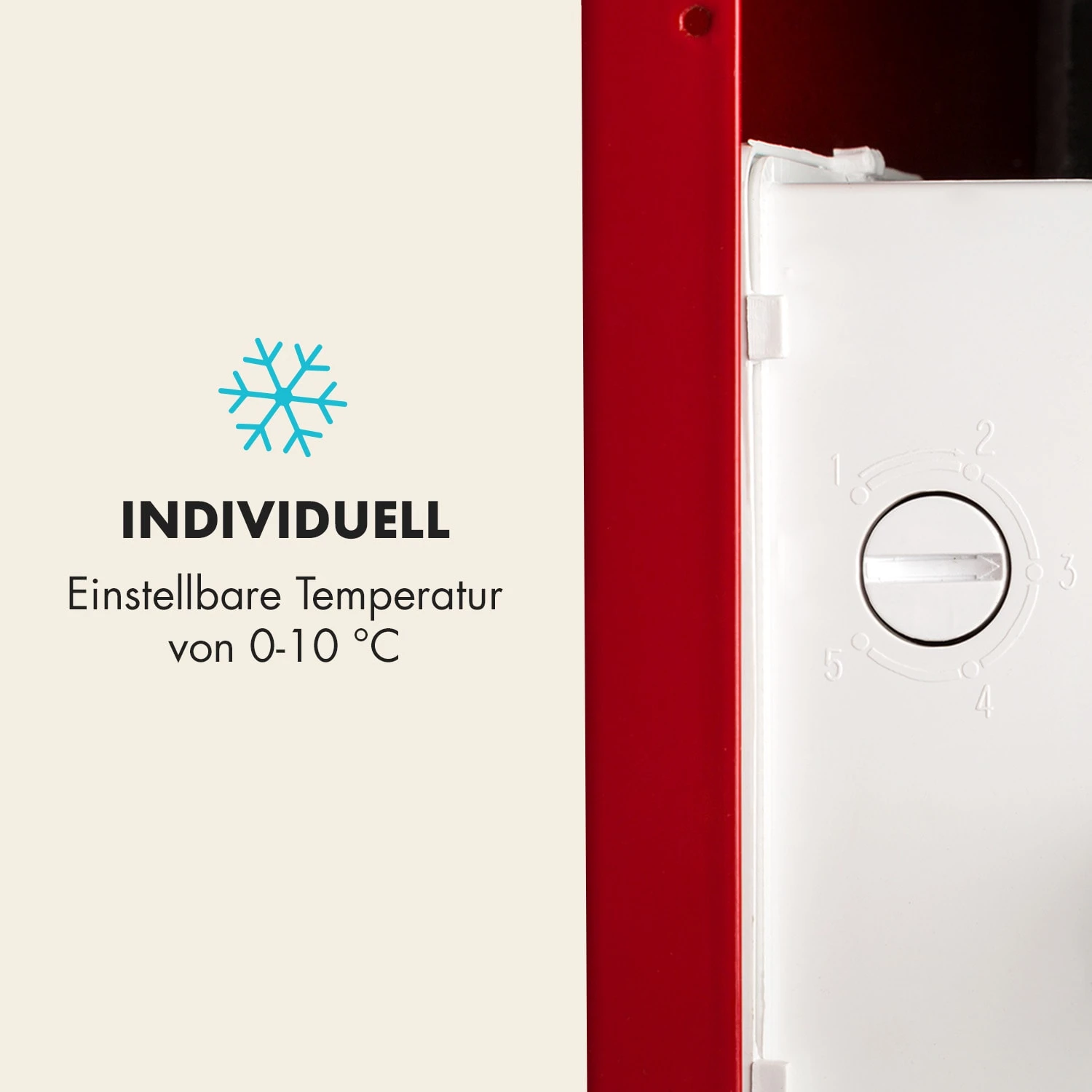 PopLife Getränkekühler Kühlschrank Mit Glastür 48 Liter 9 PopLife Getränkekühler Kühlschrank Mit Glastür 48 Liter – Bild 7