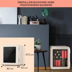 PopLife 48 Getränkekühlschrank Mit Glastür 48 Liter 14 PopLife 48 Getränkekühlschrank Mit Glastür 48 Liter -KLarstein Verkaufsgeschäft 10046078 de 0006 usp