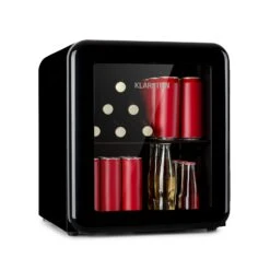 PopLife Getränkekühlschrank Mit Glastür 48 Liter