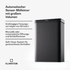 Touchless Sensor-Mülleimer 50L 11 Touchless Sensor-Mülleimer 50L -KLarstein Verkaufsgeschäft 10046162 de 0002 usp