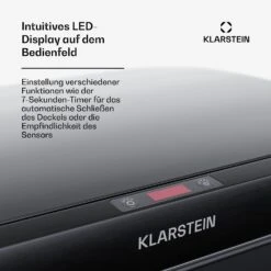 Touchless Sensor-Mülleimer 50L 13 Touchless Sensor-Mülleimer 50L -KLarstein Verkaufsgeschäft 10046162 de 0004 usp