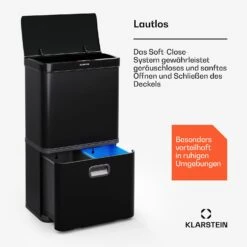 Touchless Sensor-Mülleimer 56L -KLarstein Verkaufsgeschäft 10046166 de 0004 usp