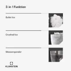 [Gebraucht] ArcticBlend 3in1 Eiswürfelmaschine -KLarstein Verkaufsgeschäft 10046191 de 0003 usp 1