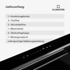 Royal Flush Eco Slim 60 Dunstabzugshaube -KLarstein Verkaufsgeschäft 10046224 de 0007 usp