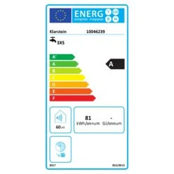 Blaze Flow Unterbau-Durchlauferhitzer | 5,5kW -KLarstein Verkaufsgeschäft 10046239 energy label