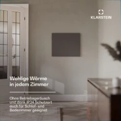 [Wiederverpackt] Wonderwall Smart Infrarotheizung Für Die Wand | 60x60cm -KLarstein Verkaufsgeschäft 10046258 de 0005 usp