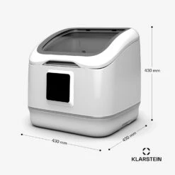 SilentScrub Geschirrspüler -KLarstein Verkaufsgeschäft 10046298 yy 0011 dimensions