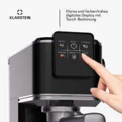 [Wiederverpackt] SteelPresso Slim Touch Espressomaschine -KLarstein Verkaufsgeschäft 10046330 de 0003 usp