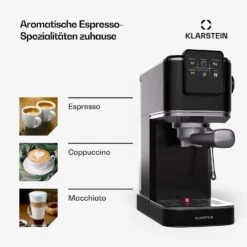 [Wiederverpackt] SteelPresso Slim Touch Espressomaschine -KLarstein Verkaufsgeschäft 10046330 de 0004 usp