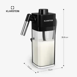 [Gebraucht] SteelPresso Milchtank -KLarstein Verkaufsgeschäft 10046331 yy 0011 dimensions