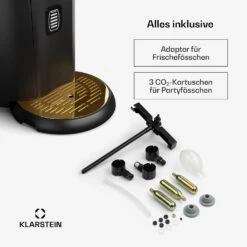 Beerkules Bierzapfanlage | Für 5L-Fässer | Kühlkompressor -KLarstein Verkaufsgeschäft 10046338 de 0006 usp