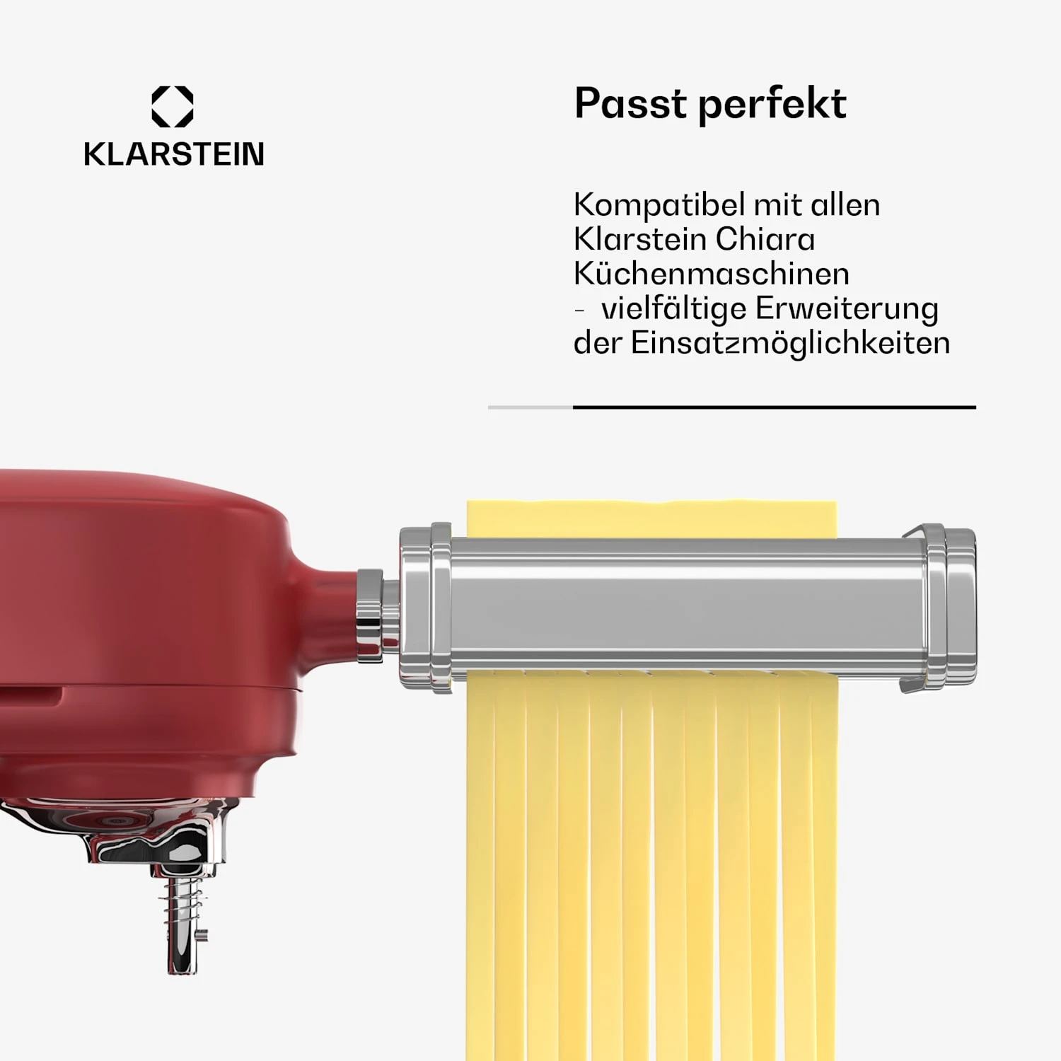 Chiara Nudel-Aufsatz | 3-in1-Funktionen 4 Chiara Nudel-Aufsatz | 3-in1-Funktionen – Bild 2