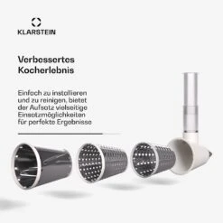 Chiara Salat-Aufsatz | 3 Verschiedene Klingen -KLarstein Verkaufsgeschäft 10046350 de 0004 usp