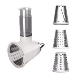 [Wiederverpackt] Chiara Salat-Aufsatz | 3 Verschiedene Klingen