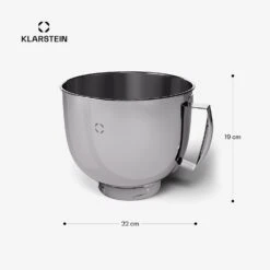Chiara Edelstahlschüssel | 5 L 15 Chiara Edelstahlschüssel | 5 L -KLarstein Verkaufsgeschäft 10046352 yy 0011 dimensions