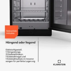 Steakhouse Reifeschrank | 352 L || 14 Steakhouse Reifeschrank | 352 L || -KLarstein Verkaufsgeschäft 10046388 de 0005 usp