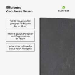[Wiederverpackt] Heat Square | Infrarotheizung | 700W -KLarstein Verkaufsgeschäft 10046397 de 0003 usp