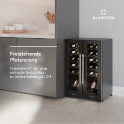 [Gebraucht] Shiraz Weinkühlschrank | 2 Kühlzonen -KLarstein Verkaufsgeschäft 10046441 de 0003 usp