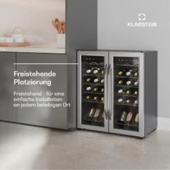 [Gebraucht] Vinamour Weinkühlschrank | 2 Kühlzonen -KLarstein Verkaufsgeschäft 10046444 de 0003 usp