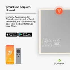 [Wiederverpackt] Infrared Heater | Smart Mirror | Infrarot | 600 W | IP44 -KLarstein Verkaufsgeschäft 10046459 de 0005 usp
